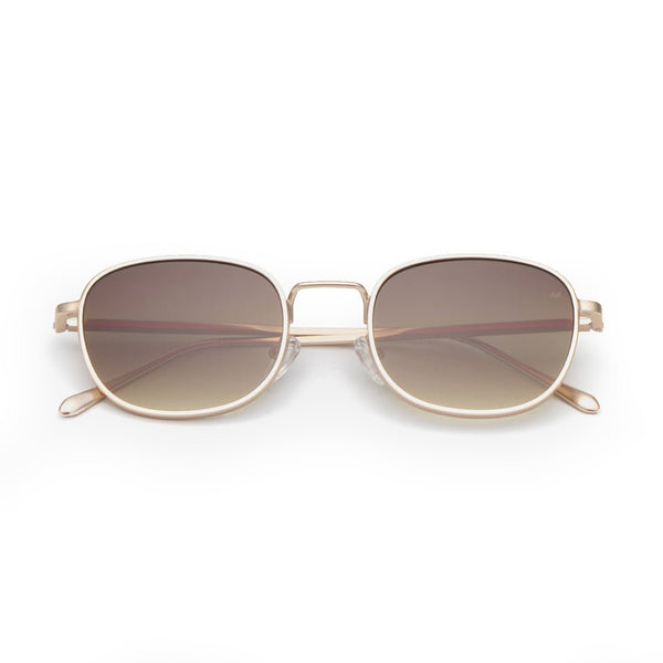 Hello / Matte Gold & Brown Gradient Lens - Shade Files
